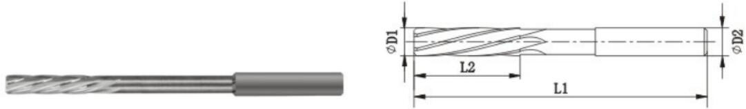 2120A Straight shank machine reamer