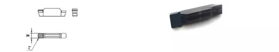 পিসিডি টার্নিং গ্রুভিং ইনসার্ট পিসিডি এক্সটার্নাল গ্রুভিং ইনসার্ট হীরা বড় ভাতা বাঁক খাঁজ সরঞ্জাম