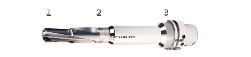PCD reamer with tool holder-1000