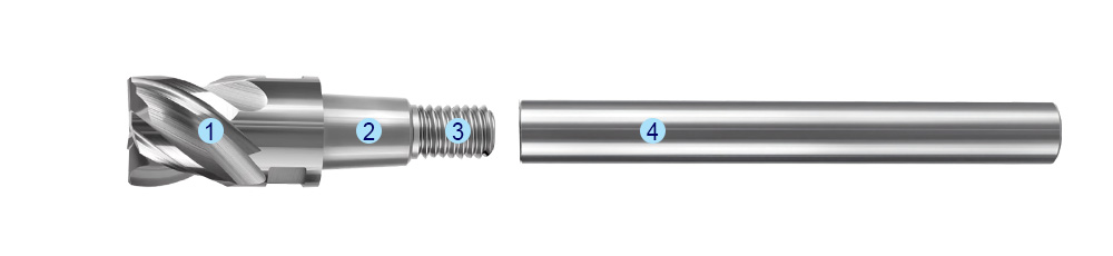 Quick Change head mill