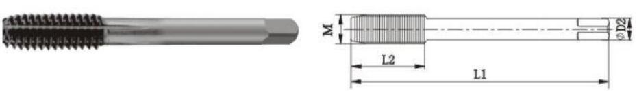 Awọn tẹẹrẹ ti o tẹle ara pẹlu shank 4605 ti o dinku